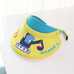 Children's Cartoon Print Sunscreen Hat for Baby