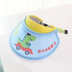 Children's Cartoon Print Sunscreen Hat for Baby