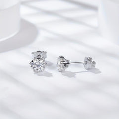 Moissanite Stud Earrings S925 Sterling Silver