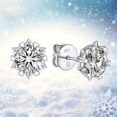 Moissanite Stud Earrings S925 Sterling Silver