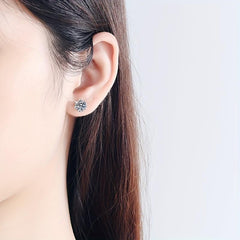 Moissanite Stud Earrings S925 Sterling Silver
