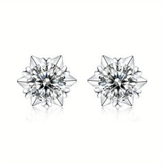 Moissanite Stud Earrings S925 Sterling Silver