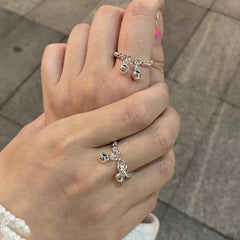 European American Style Bell Ring Network Opening Small Feeling Ring Light