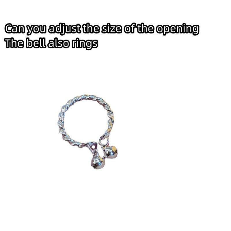 European American Style Bell Ring Network Opening Small Feeling Ring Light