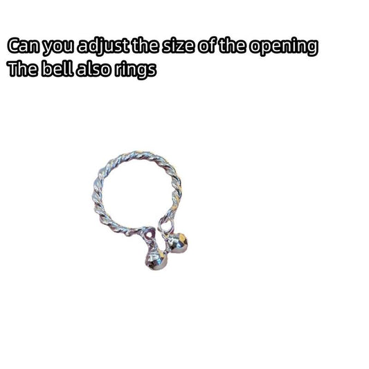 European American Style Bell Ring Network Opening Small Feeling Ring Light