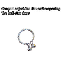 European American Style Bell Ring Network Opening Small Feeling Ring Light