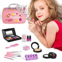 TEMI Washable Makeup Toy Set for Girls Ages 3-8