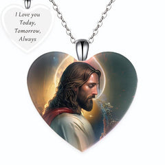Vintage Heart shaped Pendant Necklace Toy For Kids Daughters