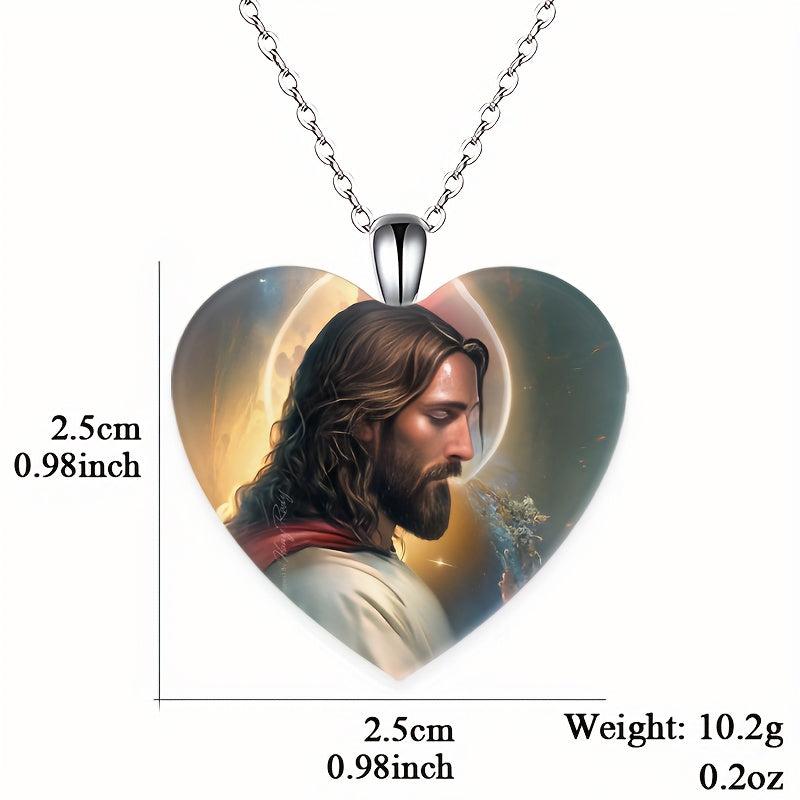 Vintage Heart shaped Pendant Necklace Toy For Kids Daughters