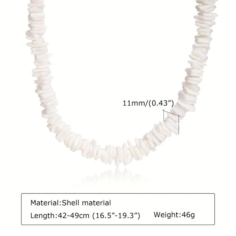 Bohemian Necklace Hawaiian Beach SeaShell Choker Necklace Womens Gift