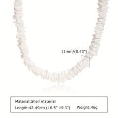 Bohemian Necklace Hawaiian Beach SeaShell Choker Necklace Womens Gift
