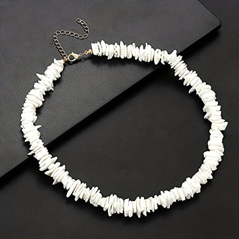 Bohemian Necklace Hawaiian Beach SeaShell Choker Necklace Womens Gift