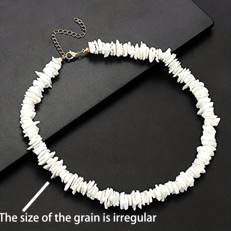 Bohemian Necklace Hawaiian Beach SeaShell Choker Necklace Womens Gift