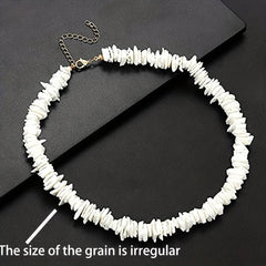 Bohemian Necklace Hawaiian Beach SeaShell Choker Necklace Womens Gift