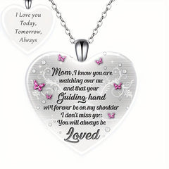 Love Crystal Pendant Necklace Alphabet Necklace For Kids Adults