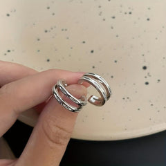 Double Layer Loop Earrings For Women