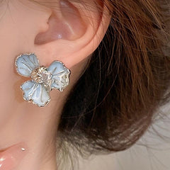 Flower Earrings Sweet Temperament Earrings