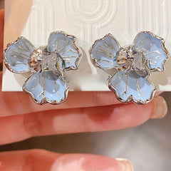 Flower Earrings Sweet Temperament Earrings