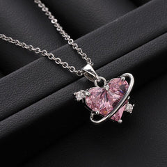Love Planet Necklace for Ladies and Girls Parties
