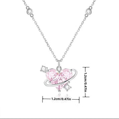 Love Planet Necklace for Ladies and Girls Parties