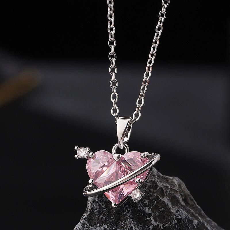 Love Planet Necklace for Ladies and Girls Parties