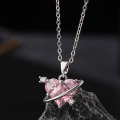 Love Planet Necklace for Ladies and Girls Parties