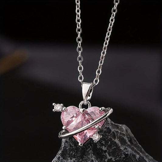 Love Planet Necklace for Ladies and Girls Parties