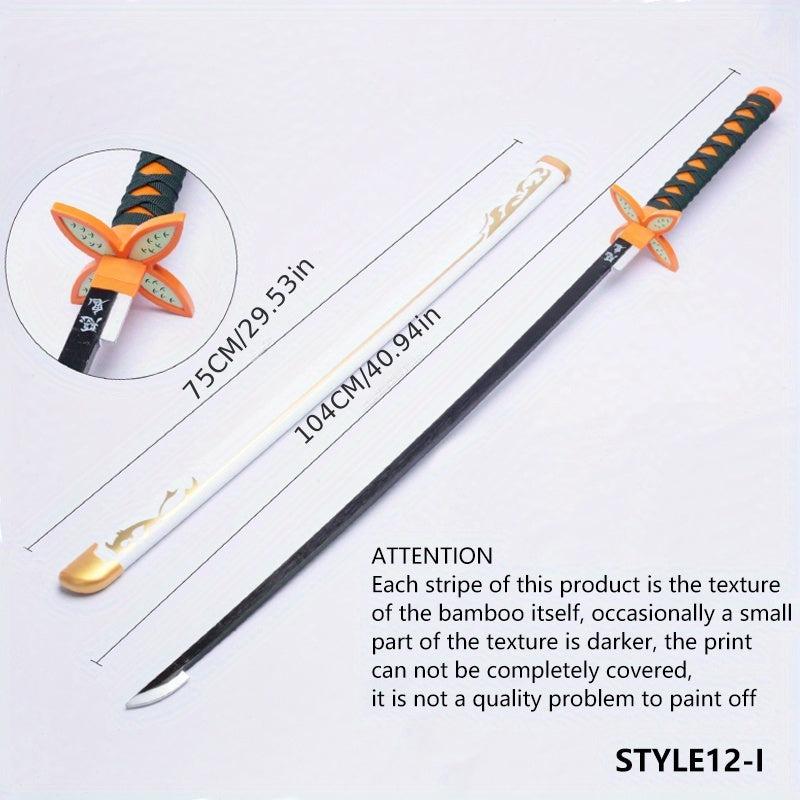 Wooden Anime Sword Samurai Role playing Toy COSPLAY Home Decoration