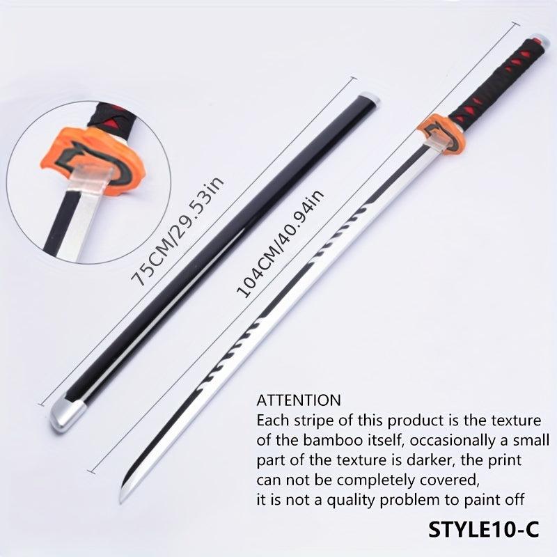 Wooden Anime Sword Samurai Role playing Toy COSPLAY Home Decoration