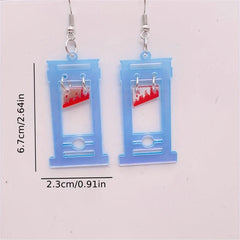Halloween Dangle Earrings Fun Bat Ghost Pumpkin Dangling Girls Party Holiday