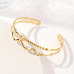 Customized Stainless Steel Bangle W076