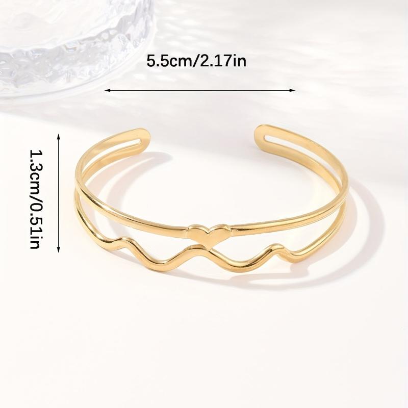 Customized Stainless Steel Bangle W076