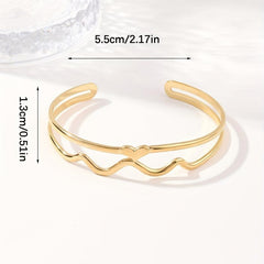 Customized Stainless Steel Bangle W076