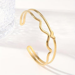 Customized Stainless Steel Bangle W076