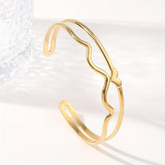 Customized Stainless Steel Bangle W076
