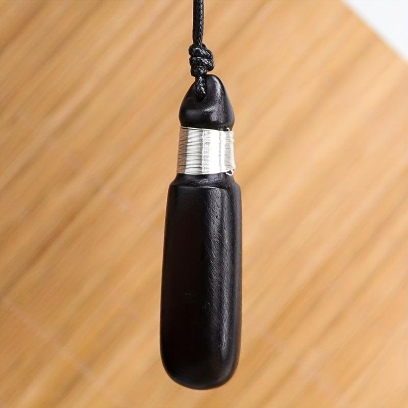Ethnic Style Ebony Wishing Bottle Pendant Sweater Chain National Tide Jewelry