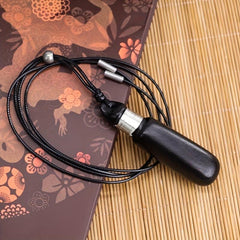 Ethnic Style Ebony Wishing Bottle Pendant Sweater Chain National Tide Jewelry