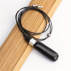 Ethnic Style Ebony Wishing Bottle Pendant Sweater Chain National Tide Jewelry