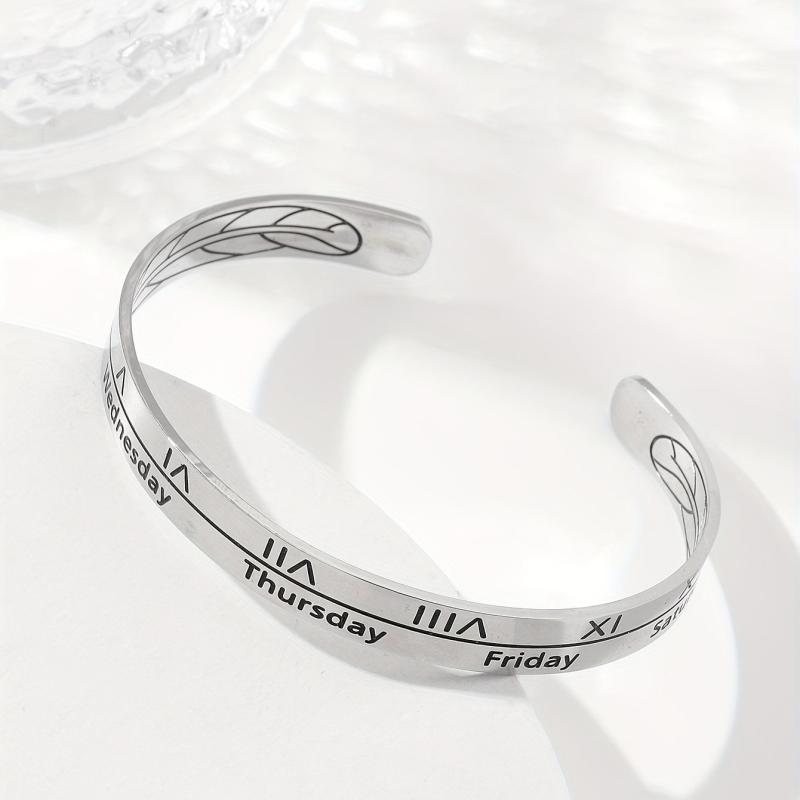 Custom Stainless Steel Bangle Bracelet