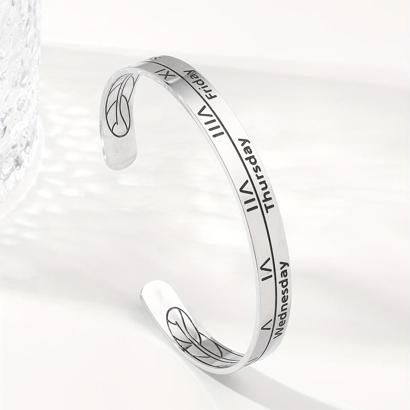 Custom Stainless Steel Bangle Bracelet