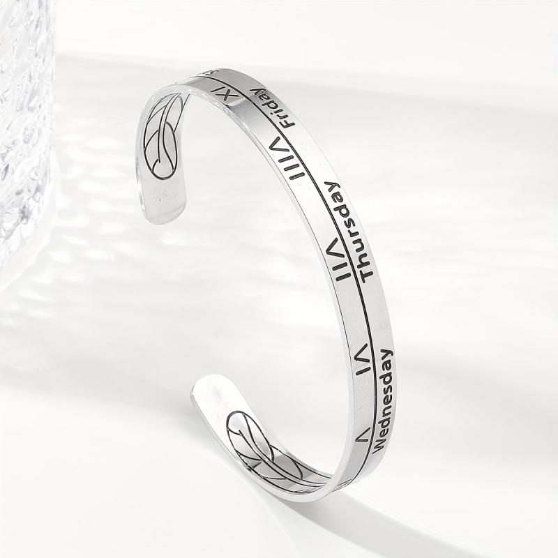 Custom Stainless Steel Bangle Bracelet