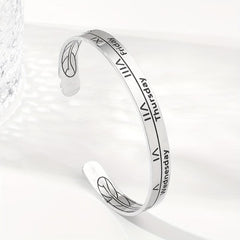 Custom Stainless Steel Bangle Bracelet