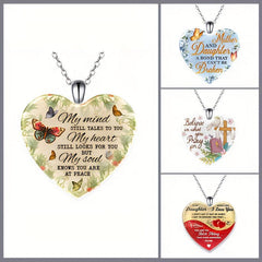 4pcs Heart Necklaces Pendant Banquet Jewelry Gift
