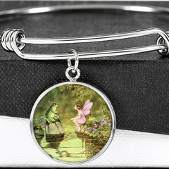Frog Elf Epoxy Pendant Necklace Gift