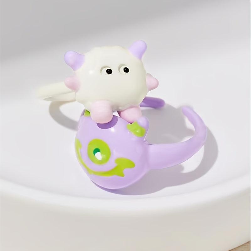 3pcs Monster Ring Adjustable Opening for Kids