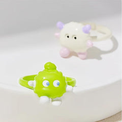 3pcs Monster Ring Adjustable Opening for Kids
