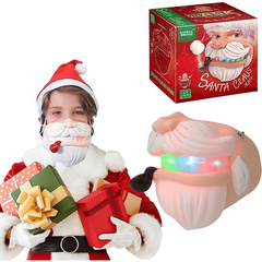 LED Costume Mask Voice Changer Lion Face USB Recharge Flashing Light