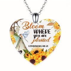 Heart Crystal Jewelry Set for Men and Women
