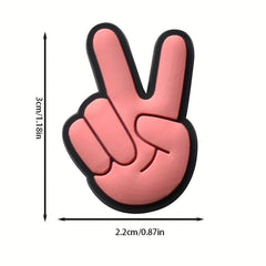 10Pcs Bubble Shoes Slippers Sandals Decorative Buckles