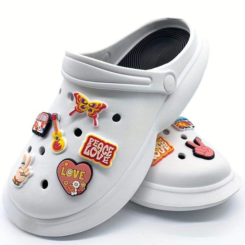 10Pcs Bubble Shoes Slippers Sandals Decorative Buckles